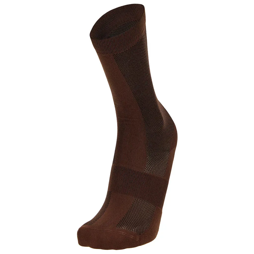 Santini Puro Unisex Cycling Socks (Brown)