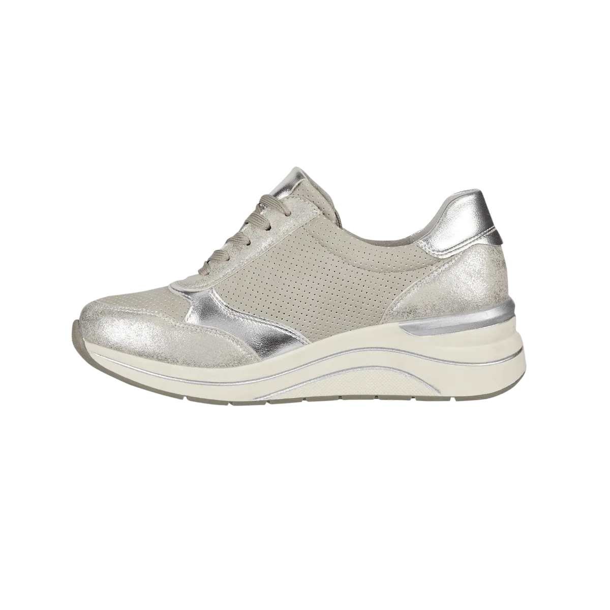 Saville Wedge Trainer - Silver