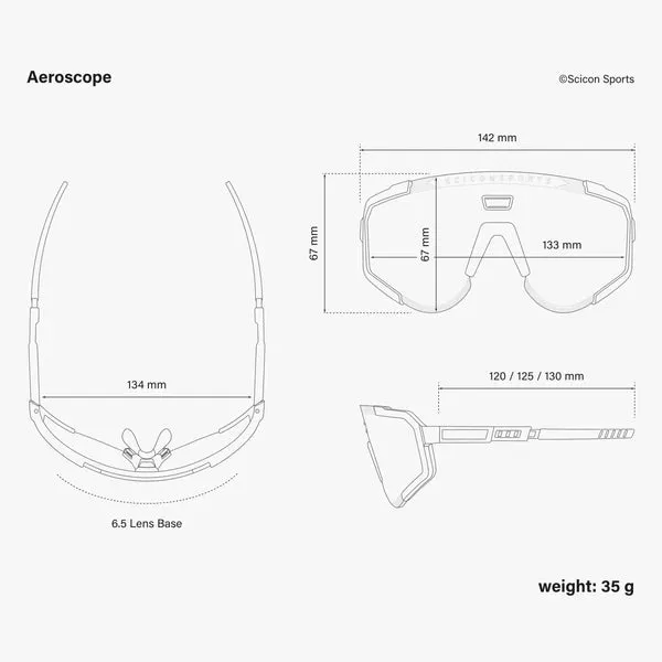 Scicon Aeroscope sunglasses - Crystal Multimirror silver