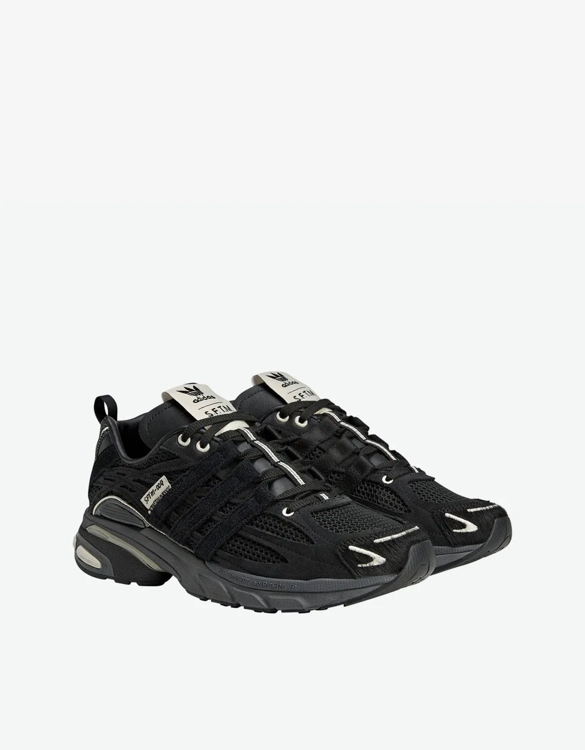 SFTM x Adidas 005 Black Adistar Cushion Trainers