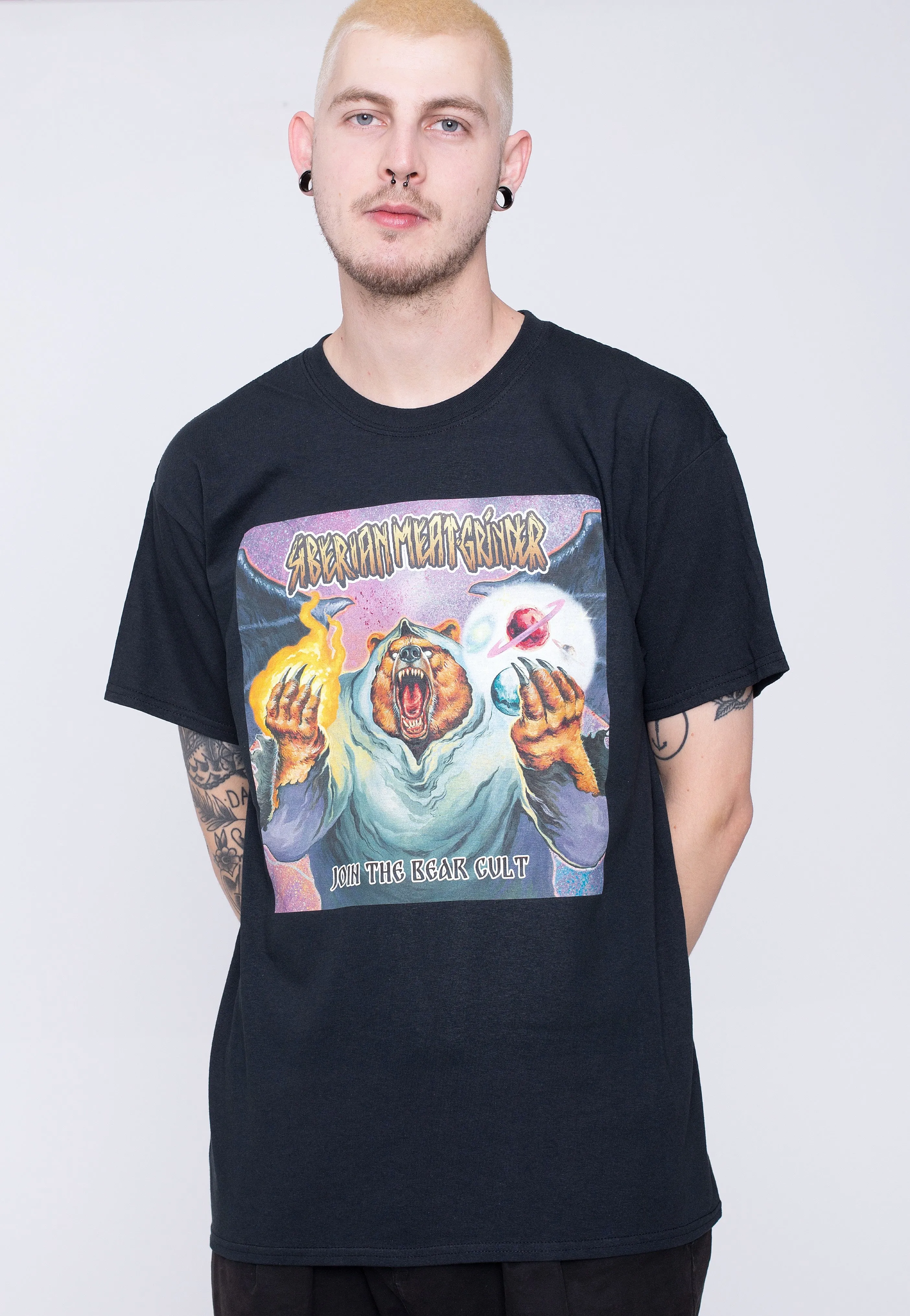 Siberian Meat Grinder - Join The Bear Cult - T-Shirt