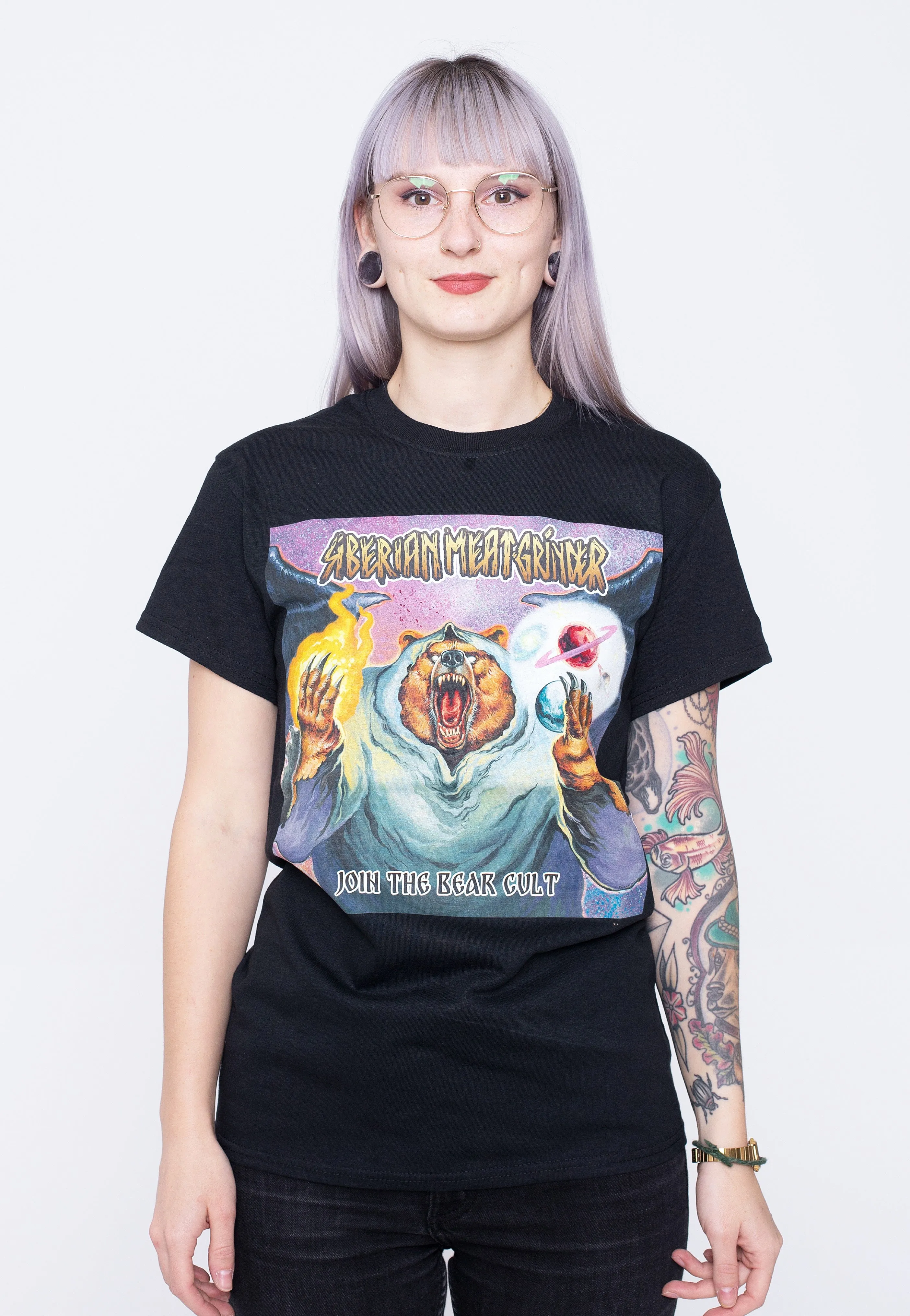 Siberian Meat Grinder - Join The Bear Cult - T-Shirt