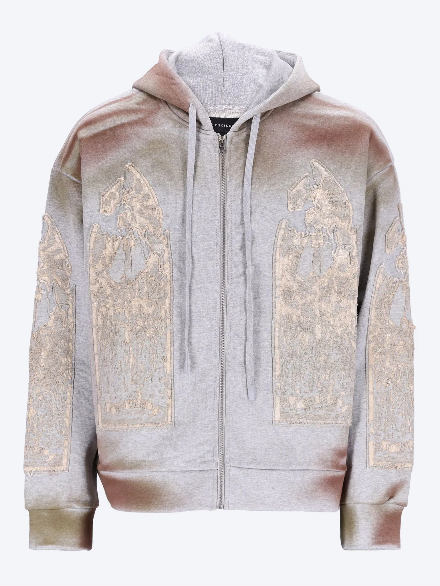 Signature mechanic zip up sweatshirt