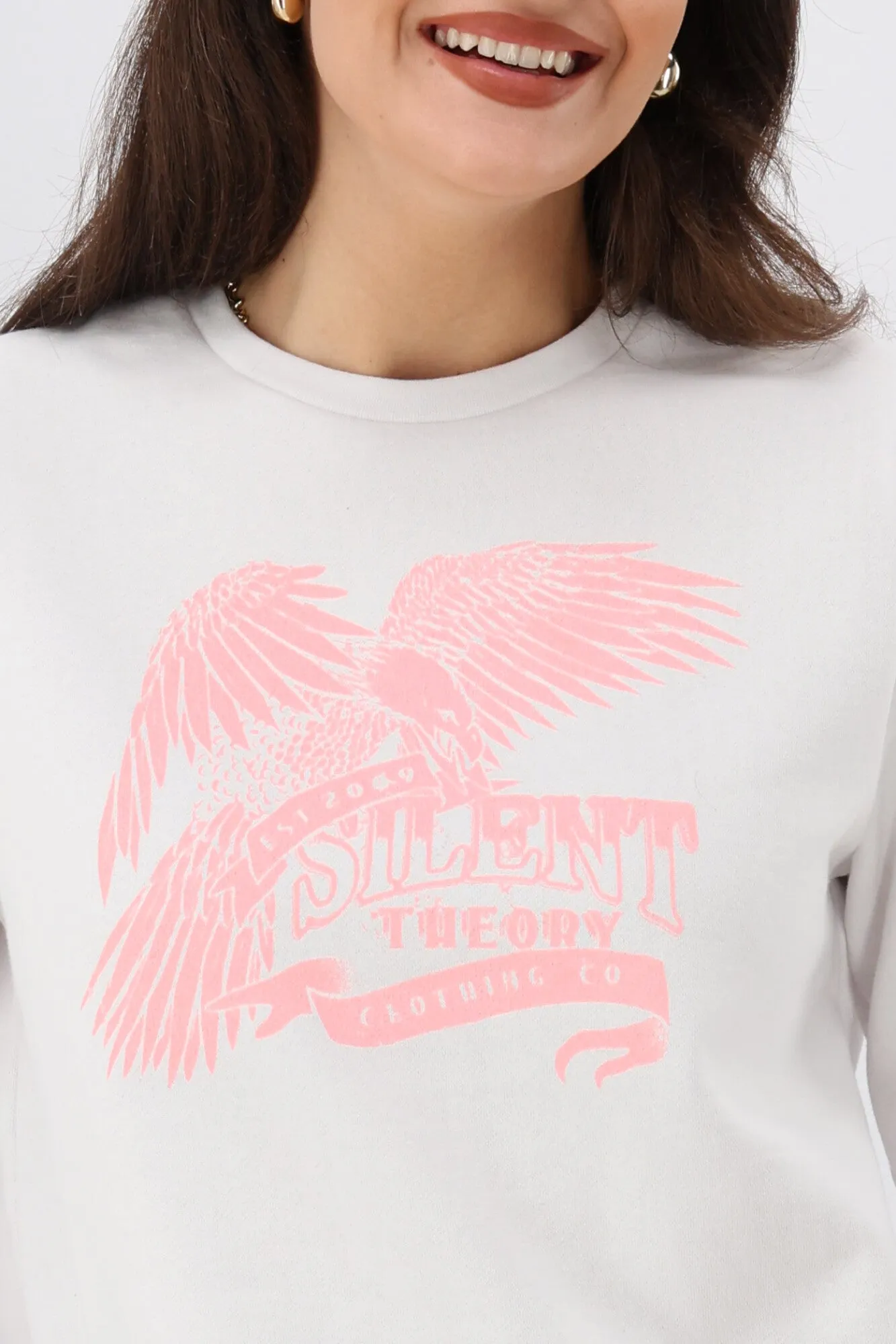 Silent Theory Take Off Crew White