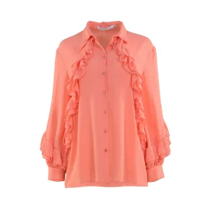 Simona Corsellini Women's Neon Peach Shirt