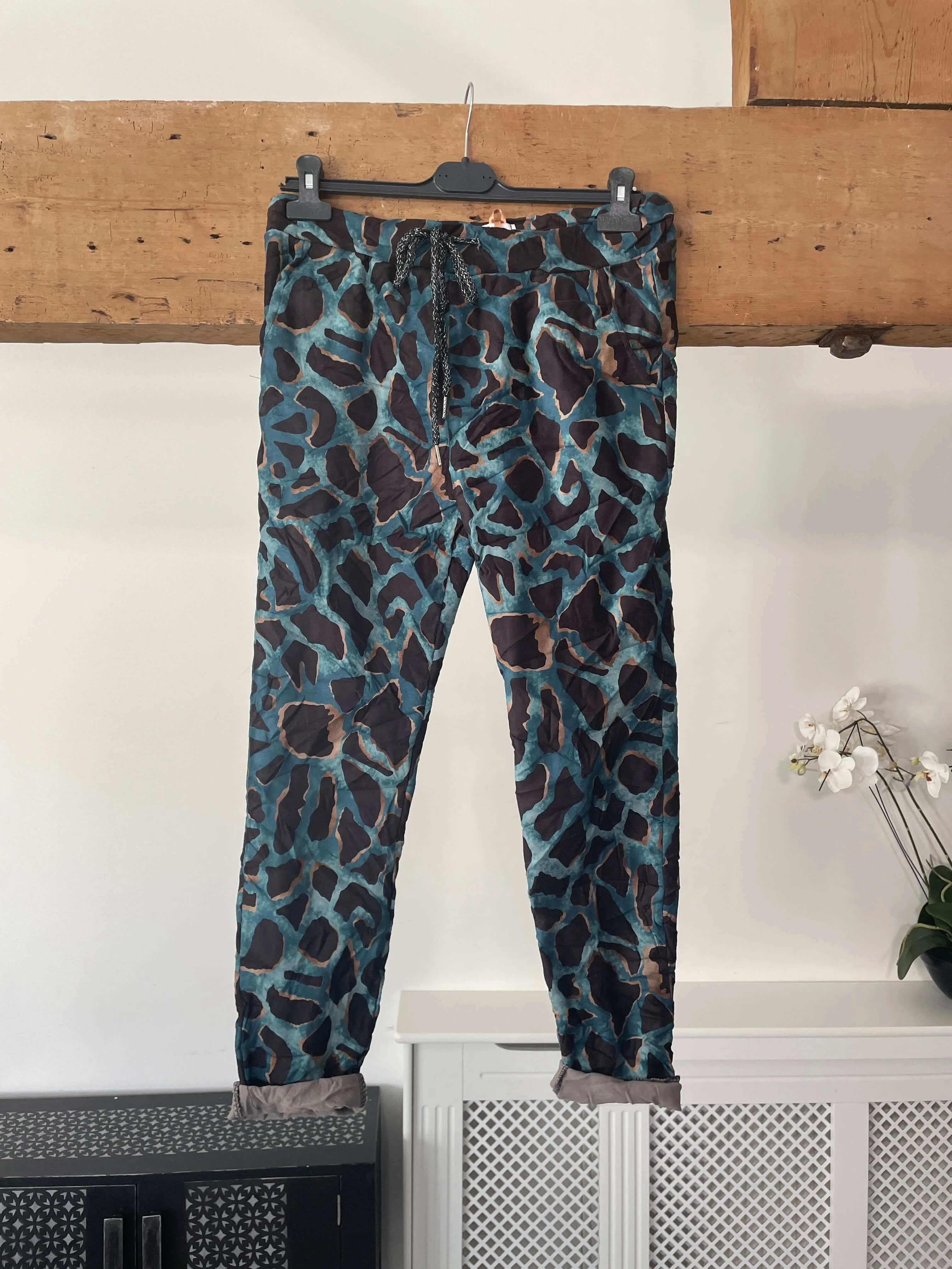 Soft Touch Animal Print Joggers