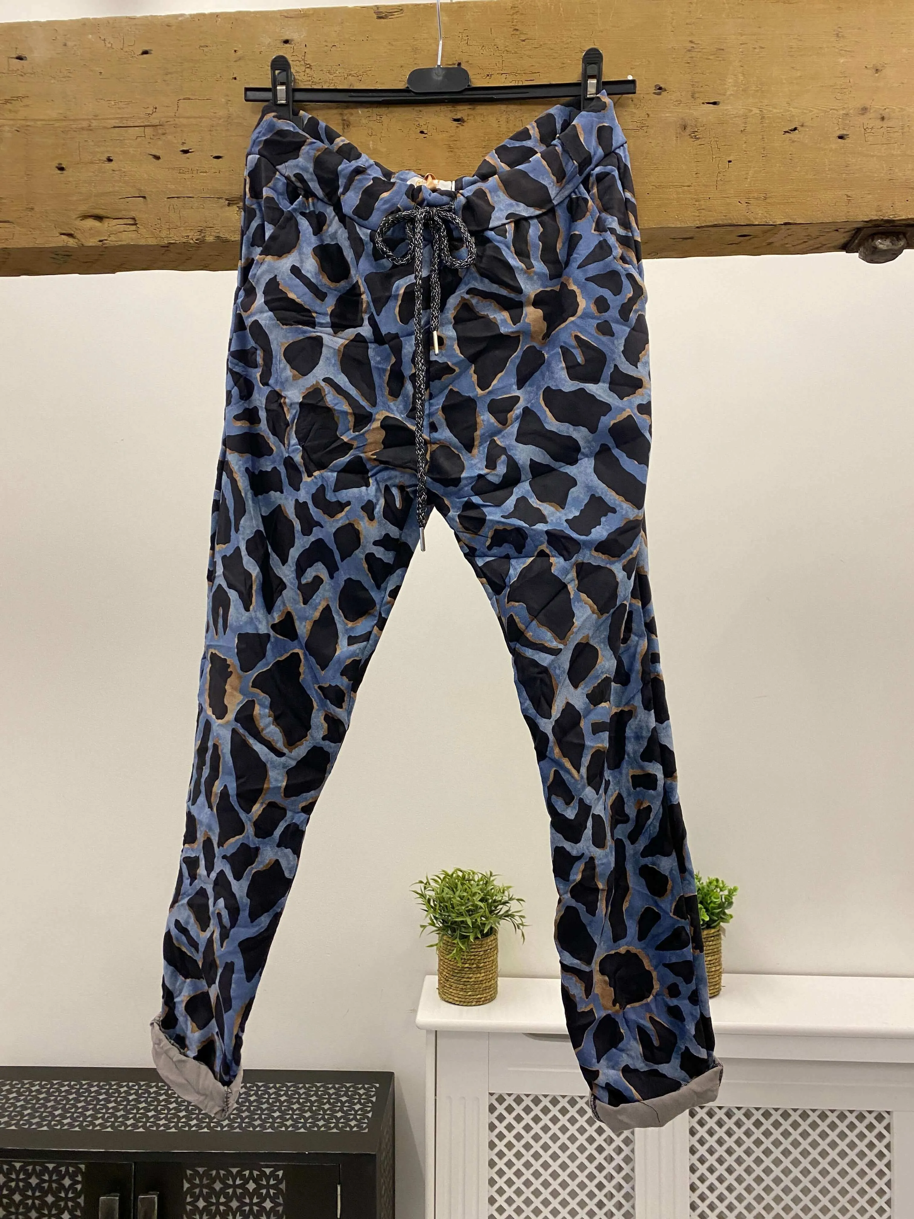 Soft Touch Animal Print Joggers