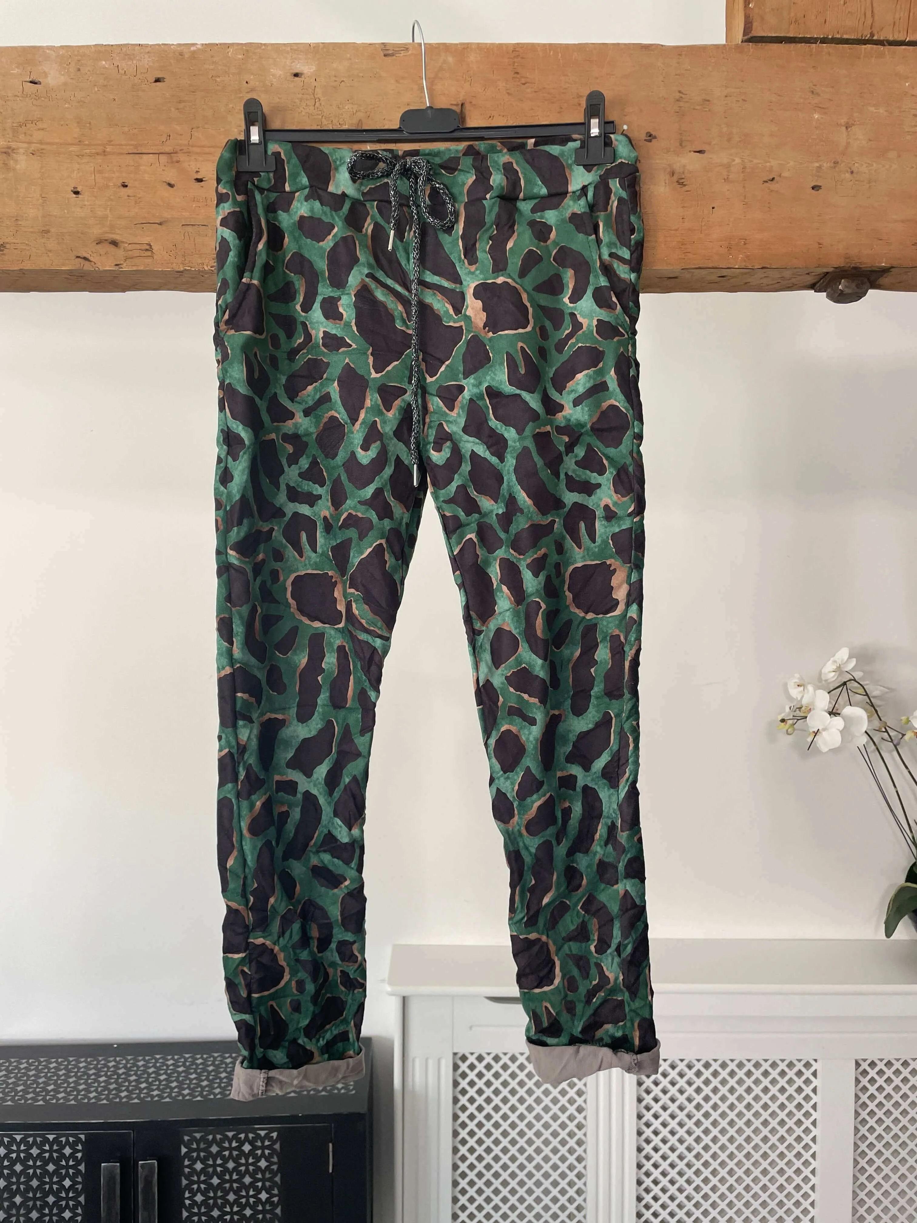 Soft Touch Animal Print Joggers