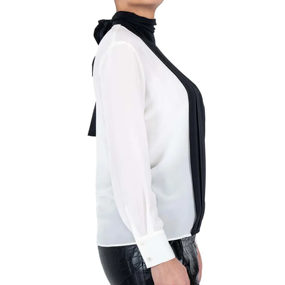 Space Style Concept Blouse Vaniglia Nero