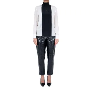 Space Style Concept Blouse Vaniglia Nero