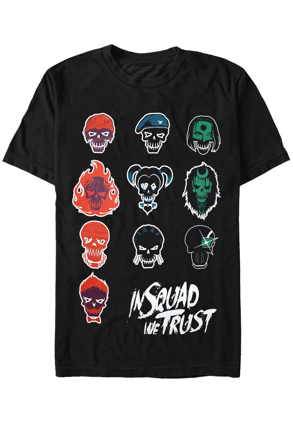 Suicide Squad - In Squad Faces - T-Shirt