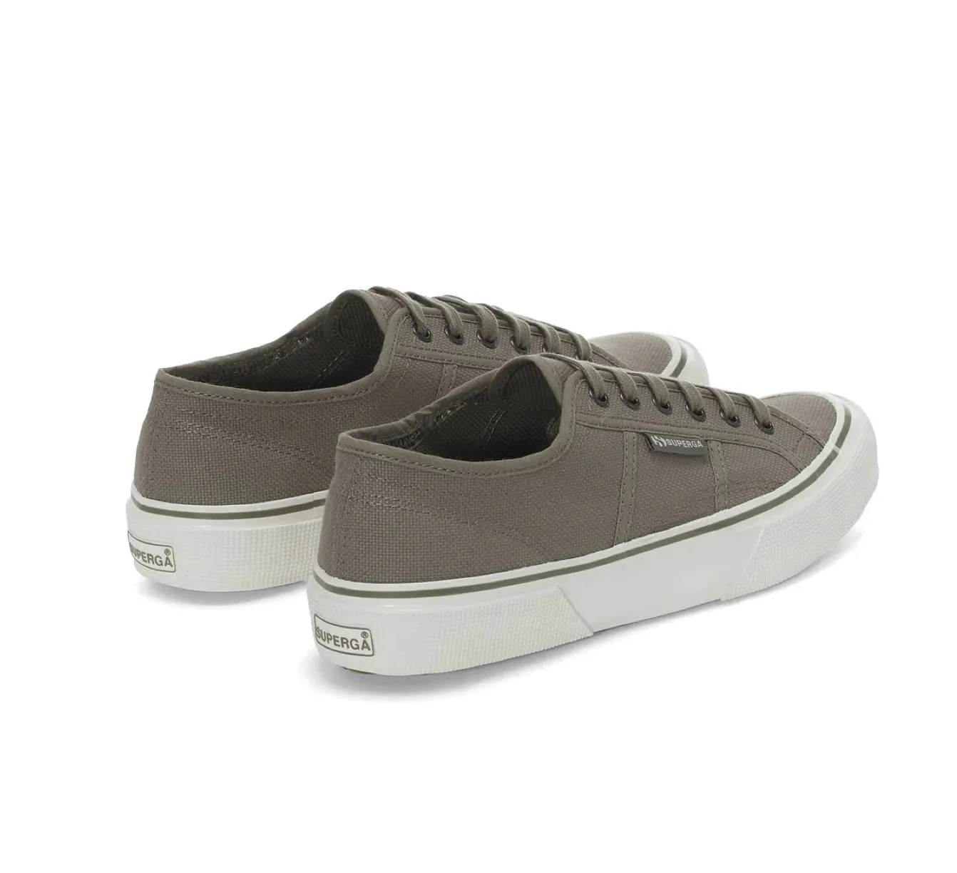 Superga Mens Trainers 2490 Bold Green Safari
