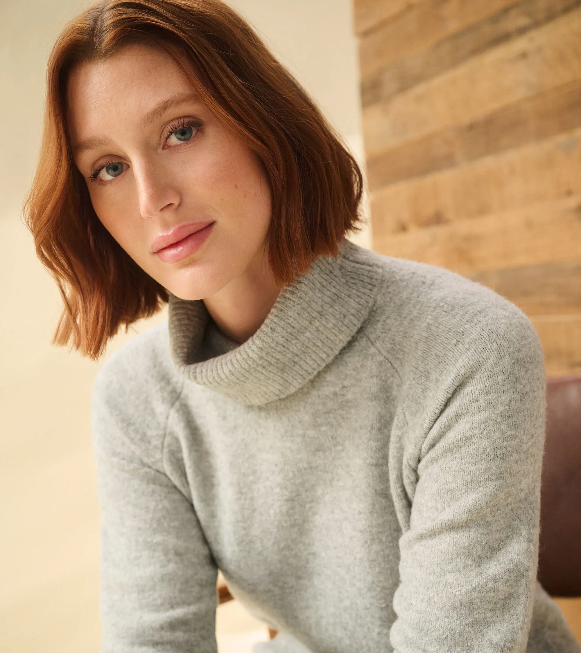 Swing Sweater Dress - Grey Heather -Hatley