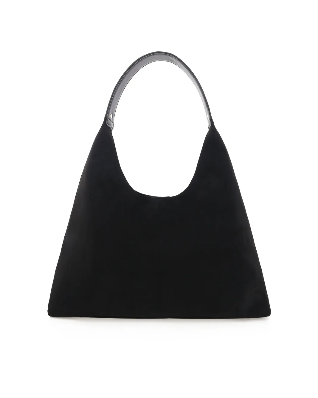 TAMMY SHOULDER BAG - BLACK SUEDE