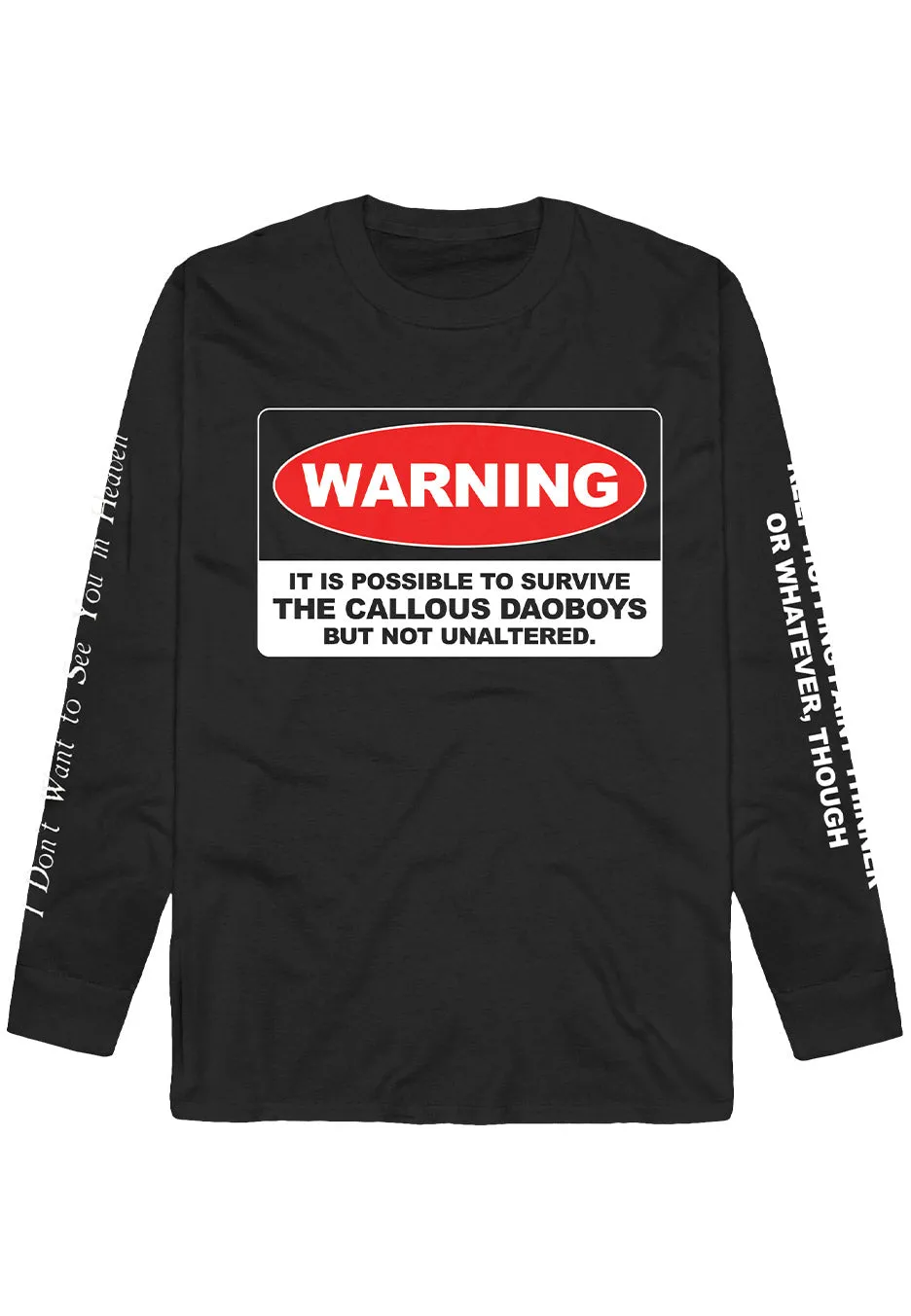The Callous Daoboys - Unaltered - Longsleeve