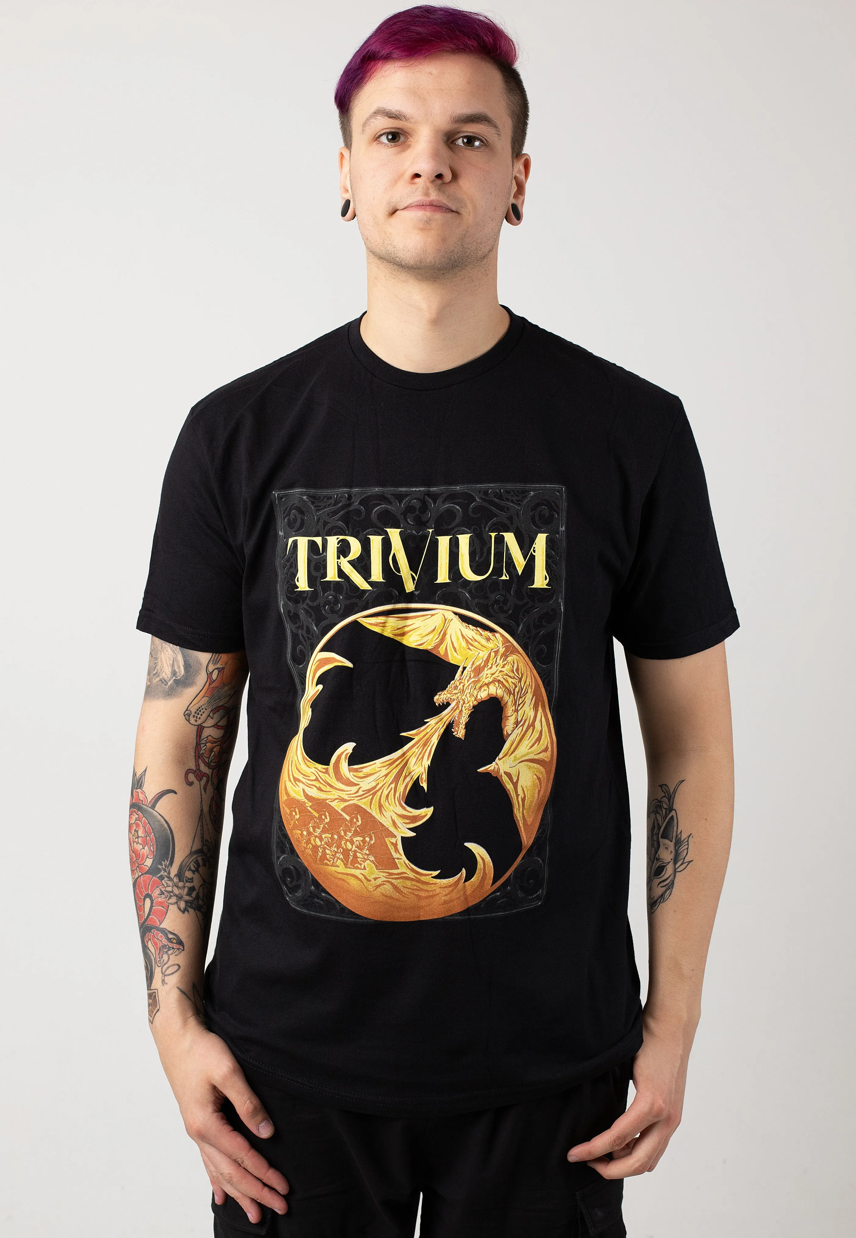 Trivium - Gold Dragon - T-Shirt