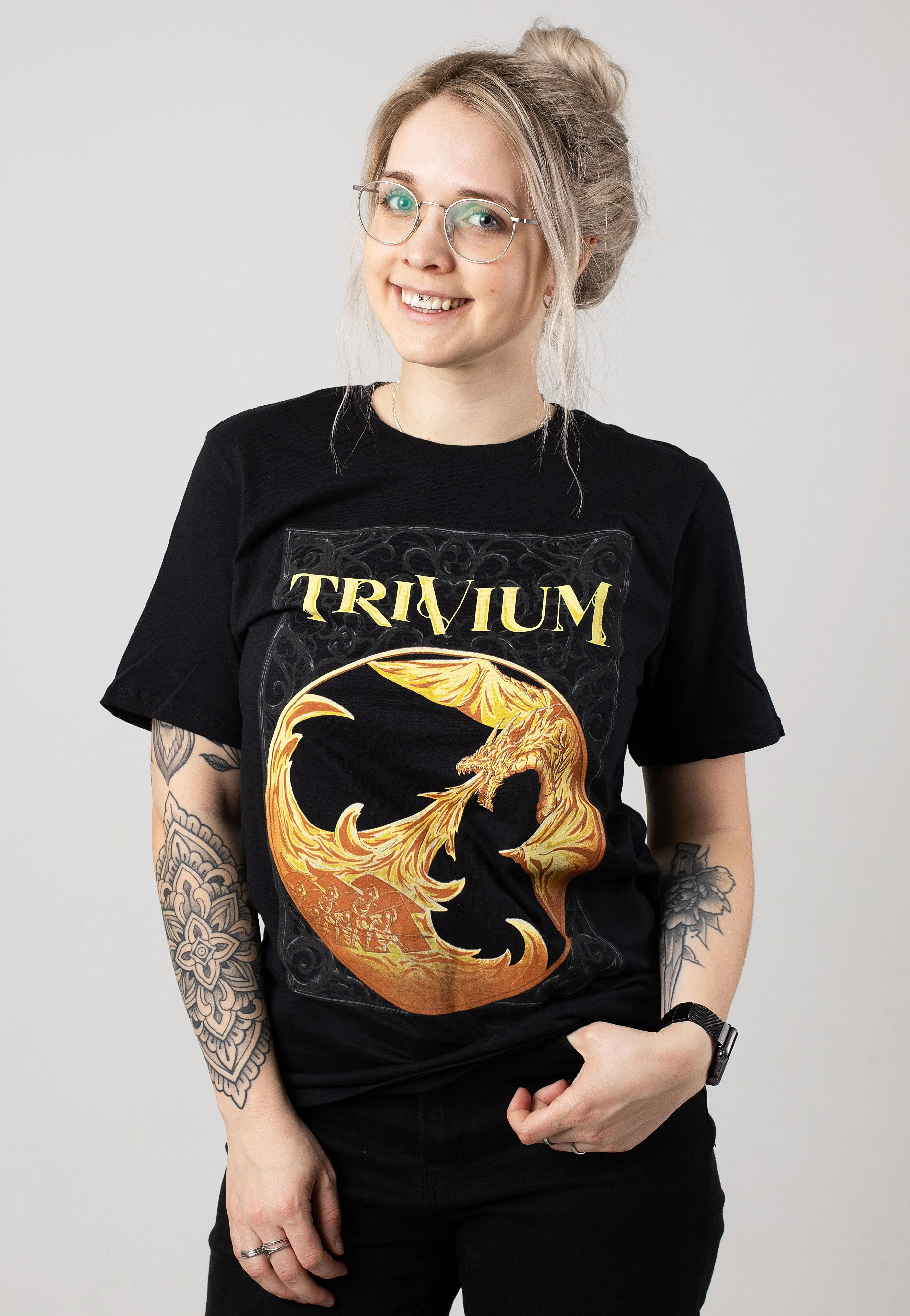 Trivium - Gold Dragon - T-Shirt