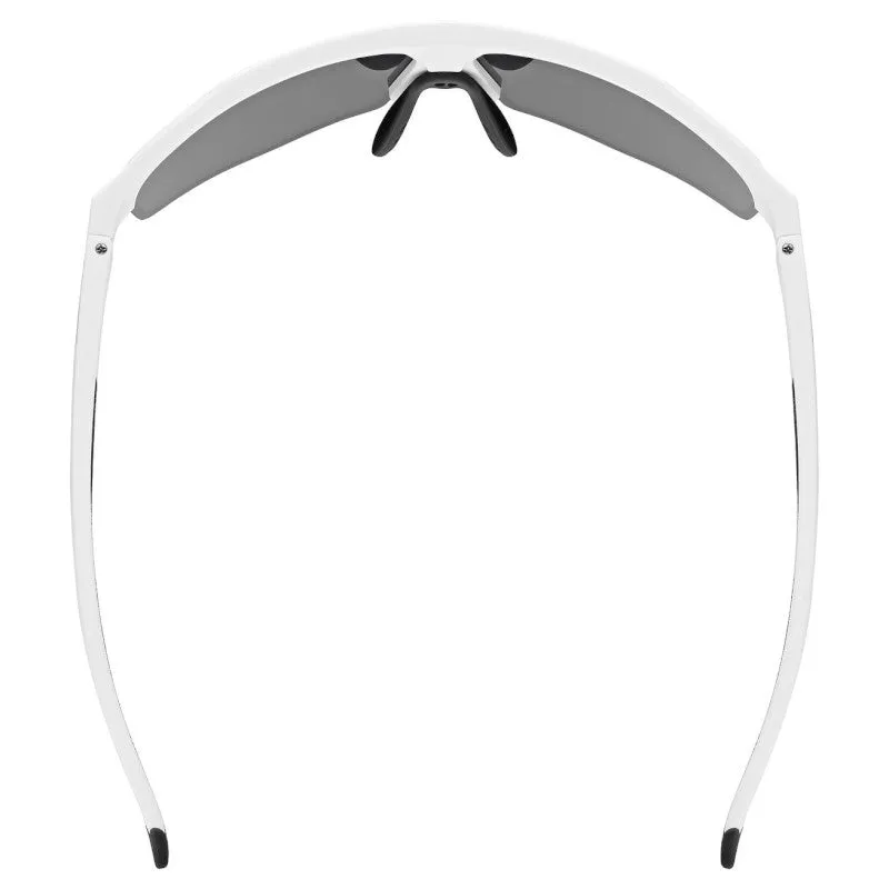Uvex Axos Set goggles - White Matt Mirror Silver