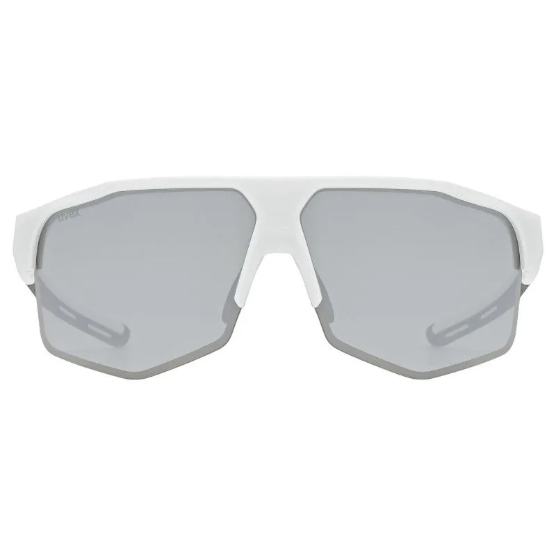 Uvex Axos Set goggles - White Matt Mirror Silver