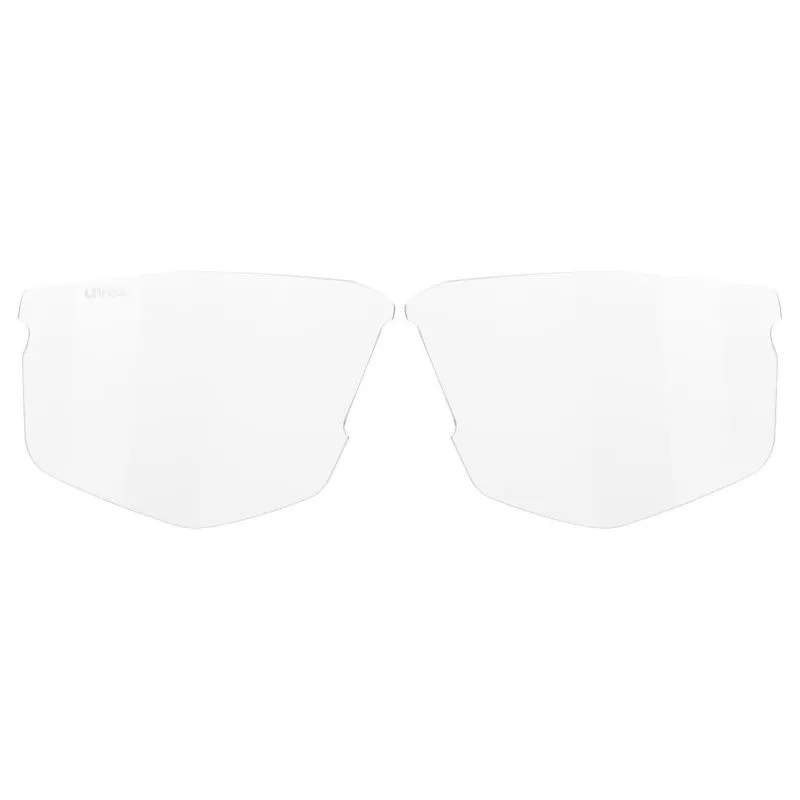 Uvex Axos Set goggles - White Matt Mirror Silver