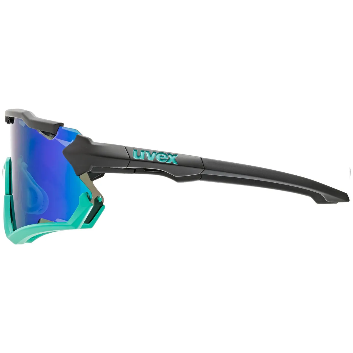 Uvex Sportstyle 228 glasses - Black Mint PC mirror blue