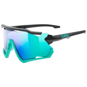 Uvex Sportstyle 228 glasses - Black Mint PC mirror blue