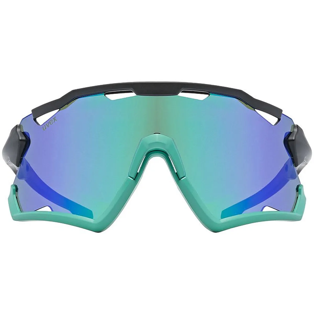 Uvex Sportstyle 228 glasses - Black Mint PC mirror blue