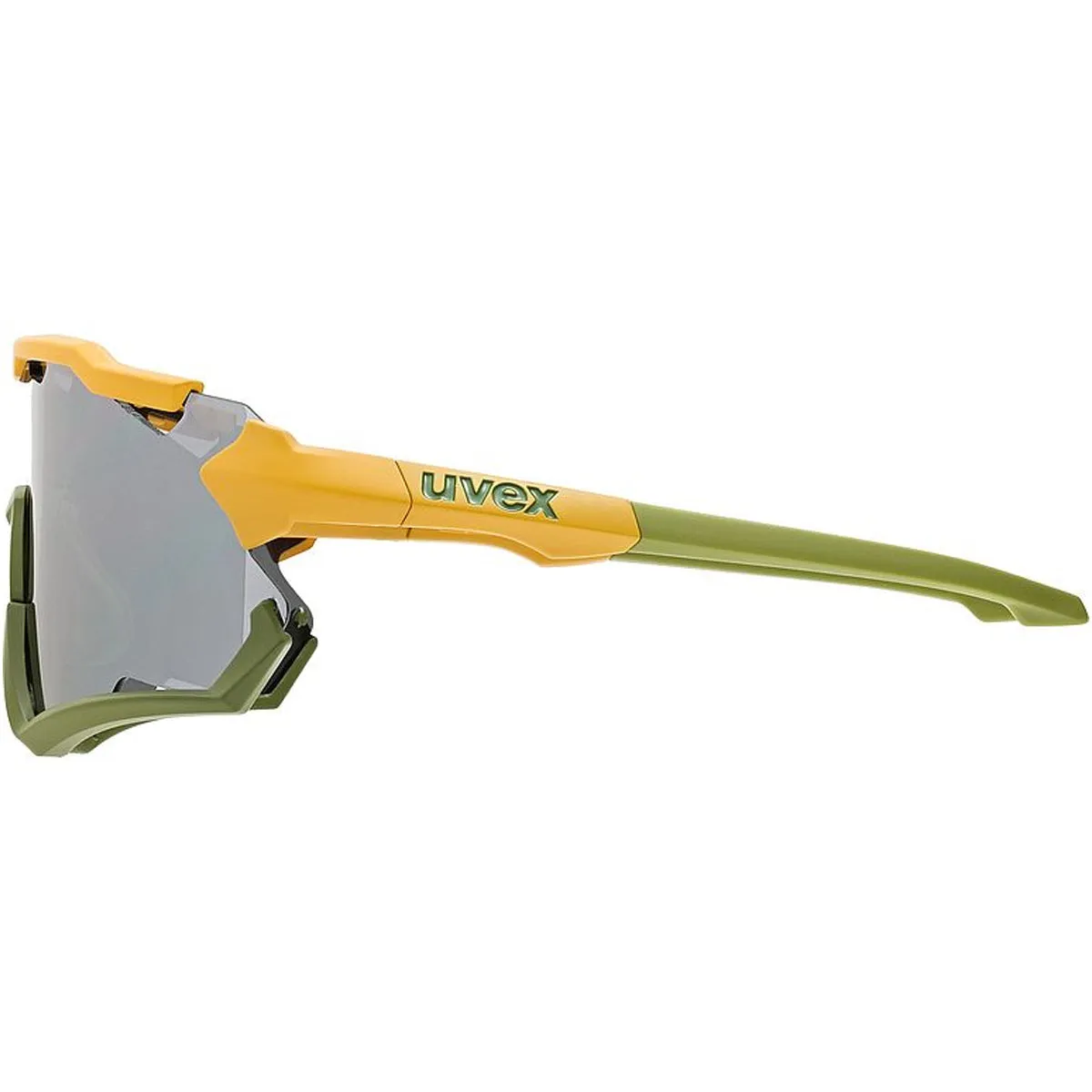 Uvex Sportstyle 228 glasses - Yellow green PC mirror silver