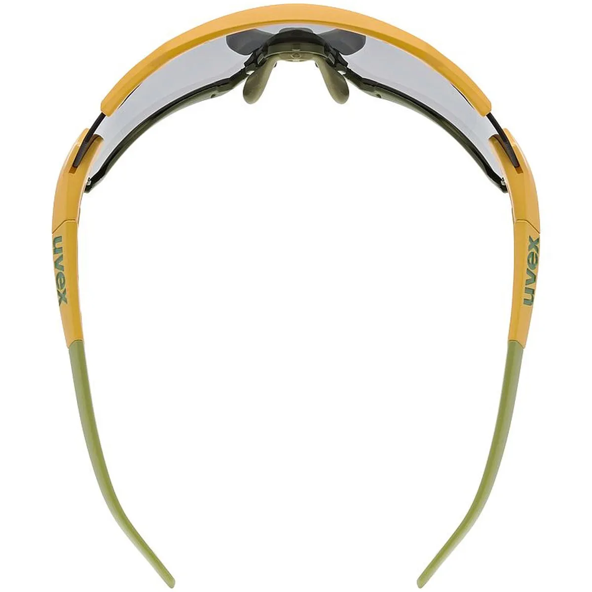 Uvex Sportstyle 228 glasses - Yellow green PC mirror silver
