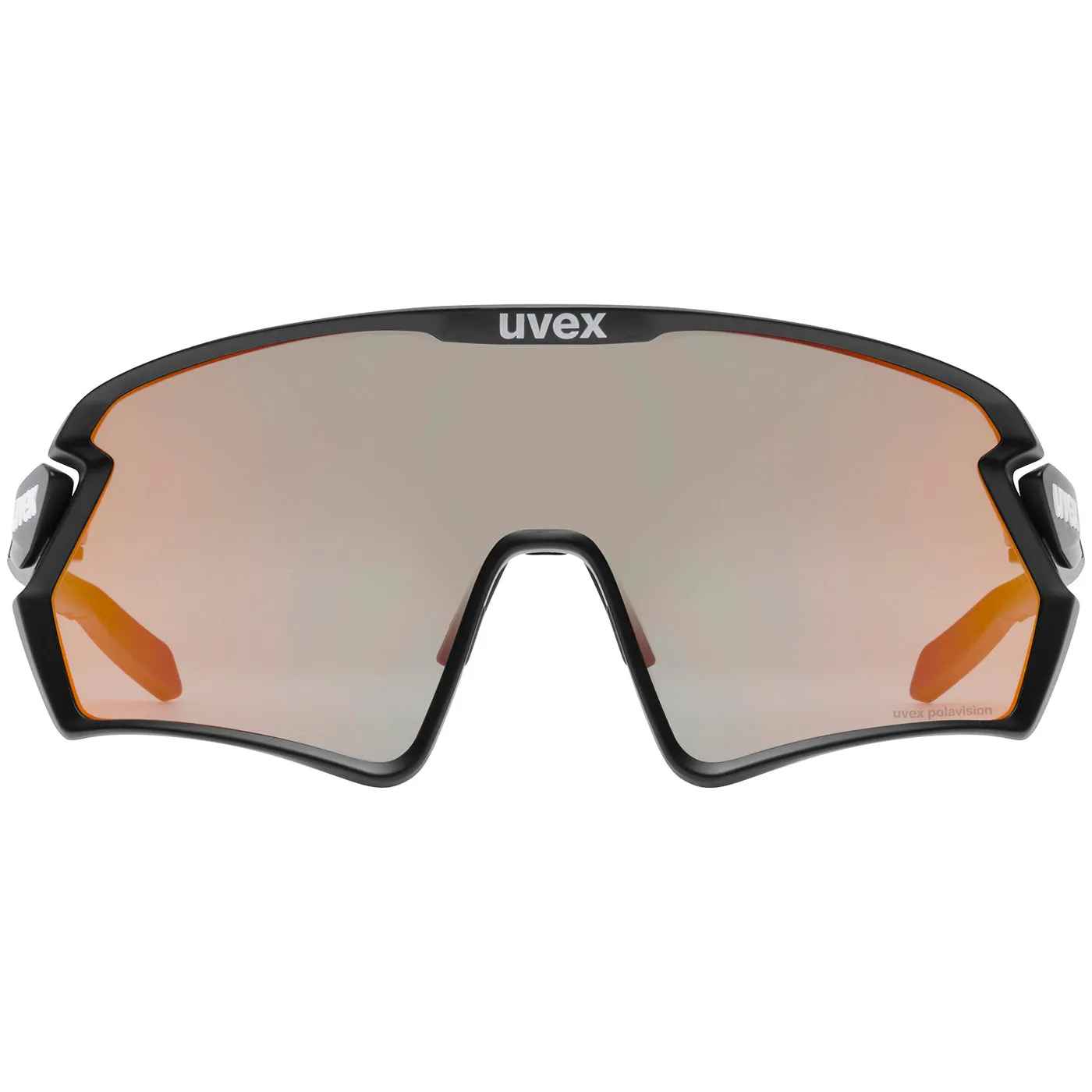 Uvex Sportstyle 231 2.0 P glasses - Black Matt Polavision Red