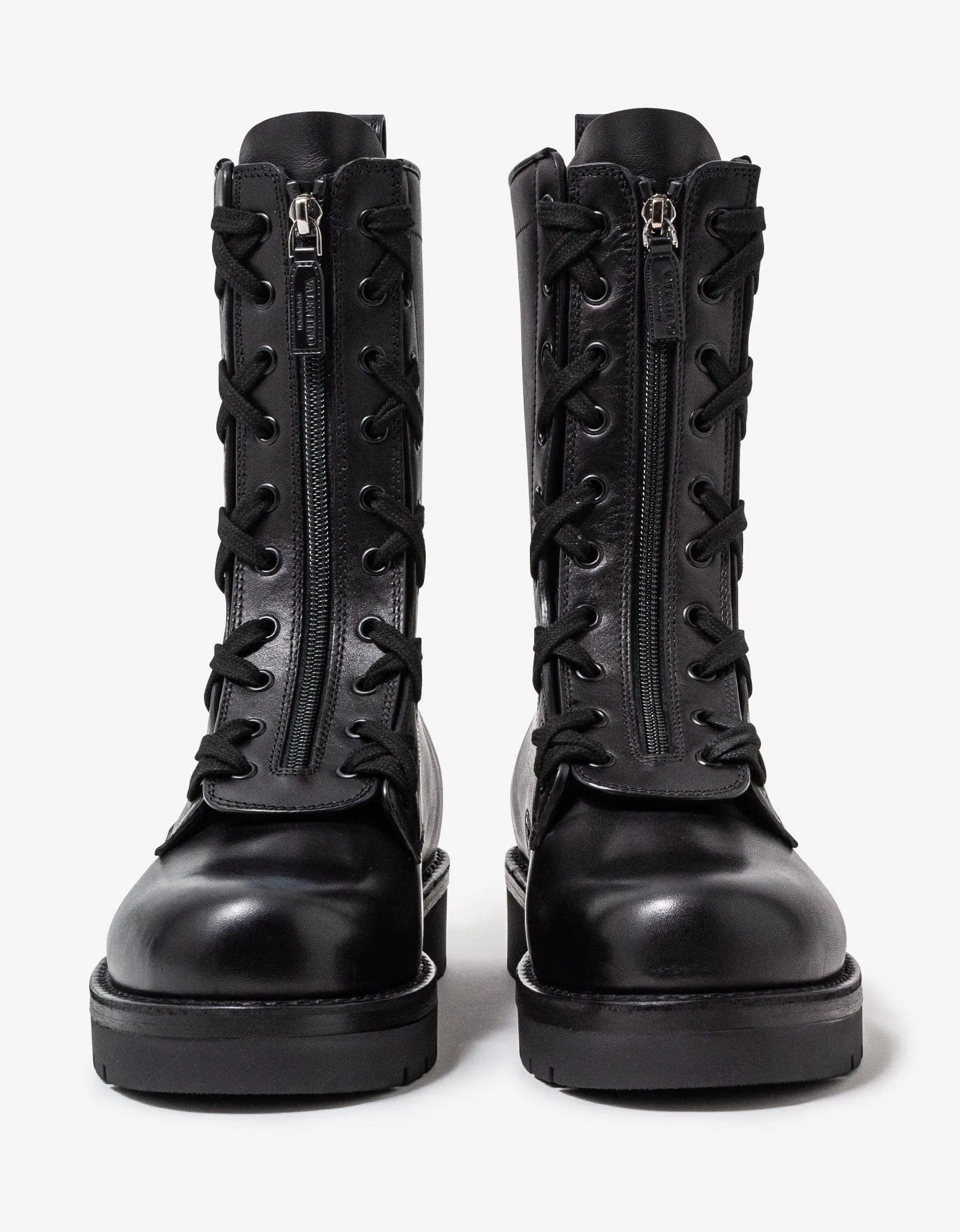 Valentino Black XCombat Boots