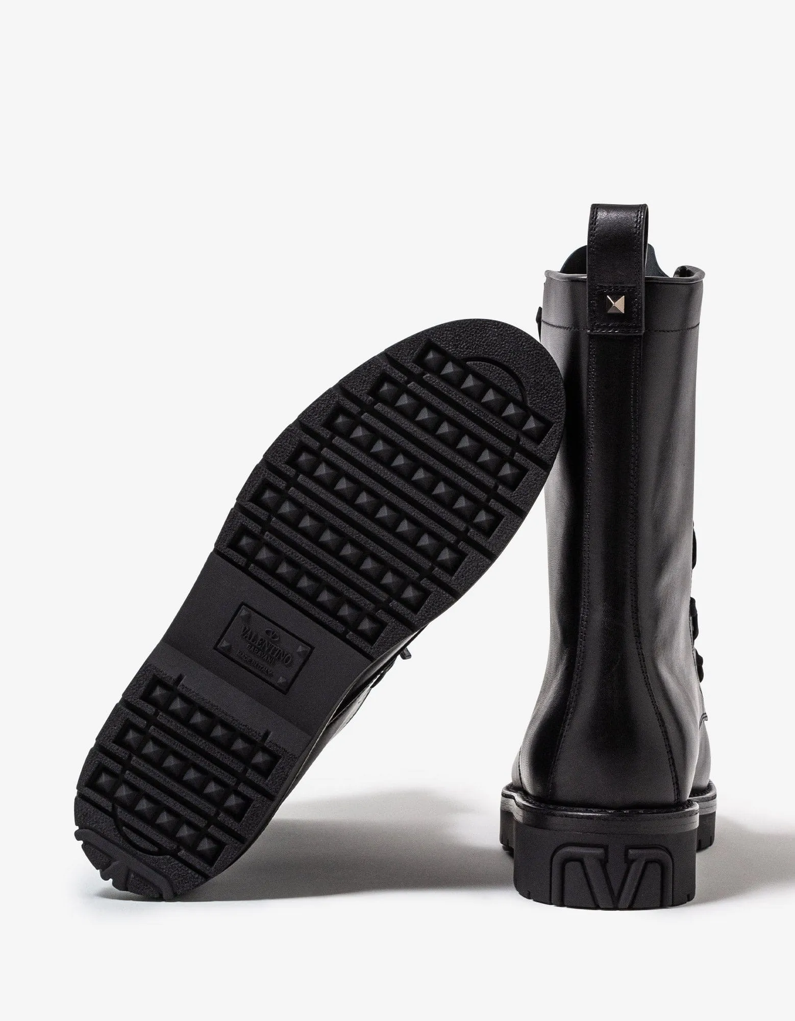Valentino Black XCombat Boots