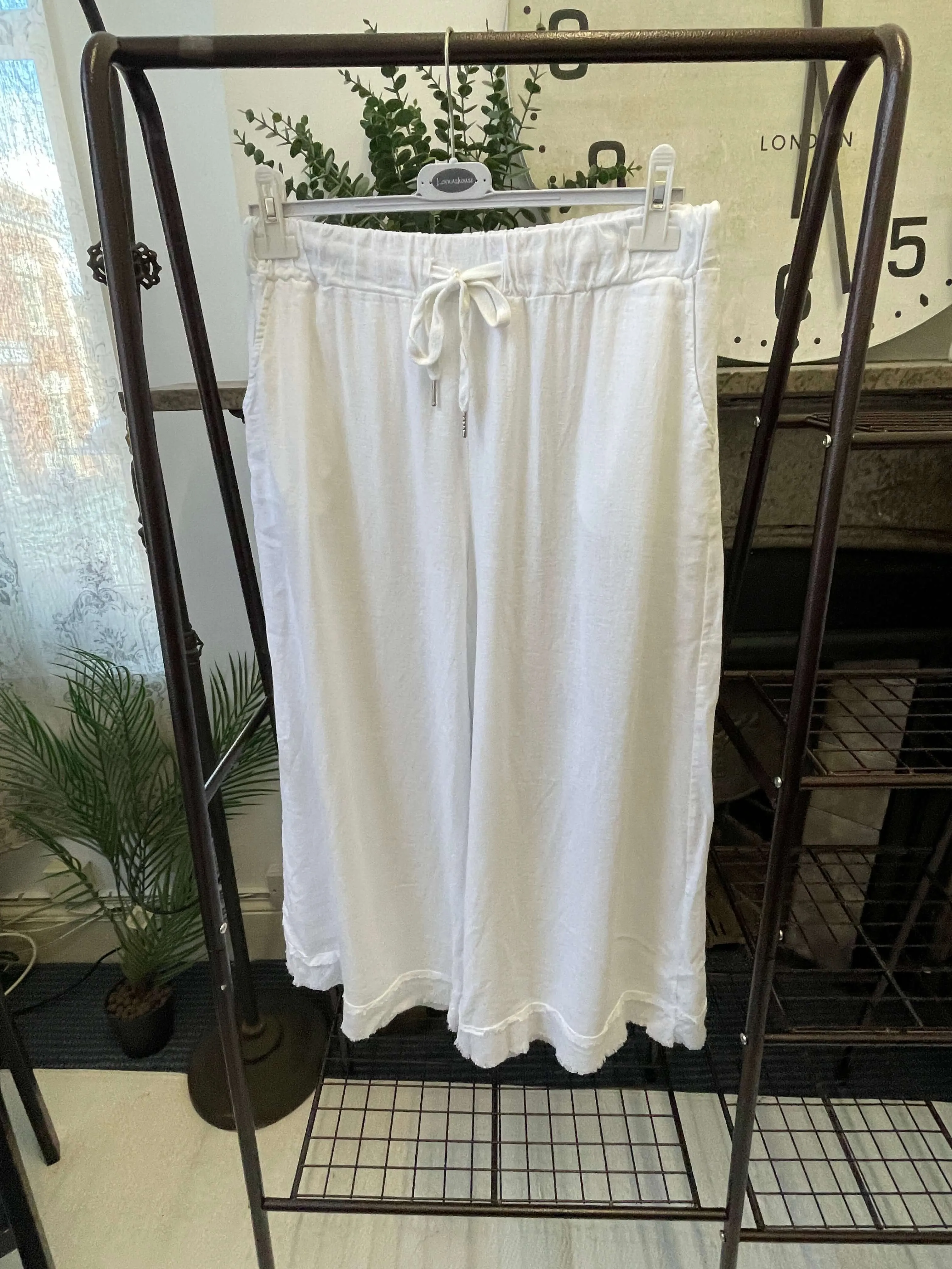 Vanessa Frayed Edge Trouser