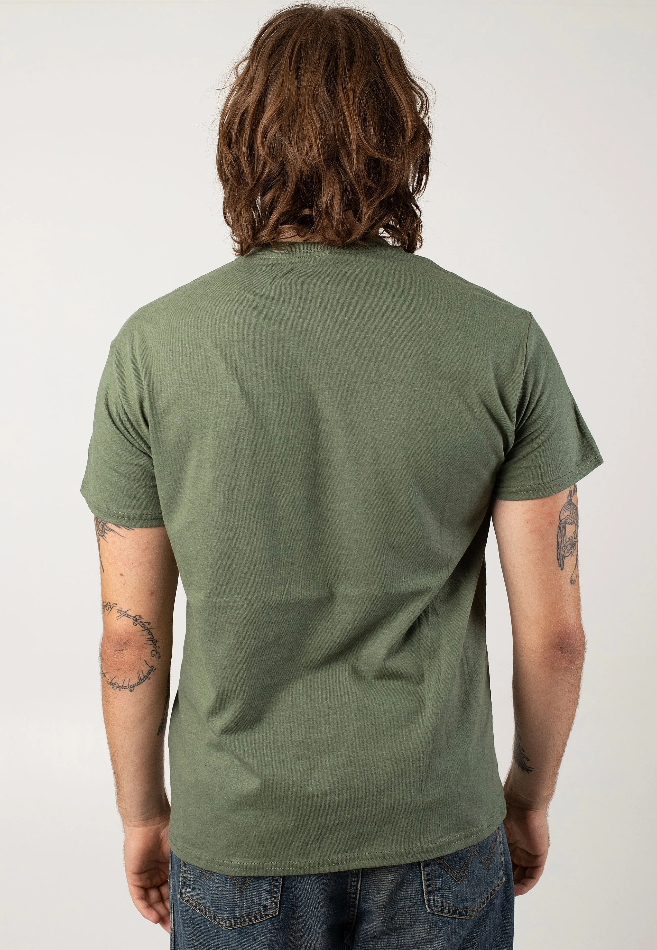 Walls Of Jericho - Hammer And Anvil Military Green - T-Shirt