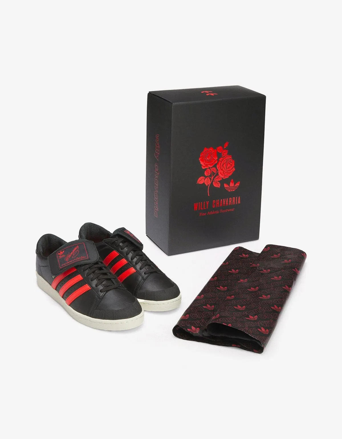 Willy Chavarria x Adidas Black Jabbar Low Trainers