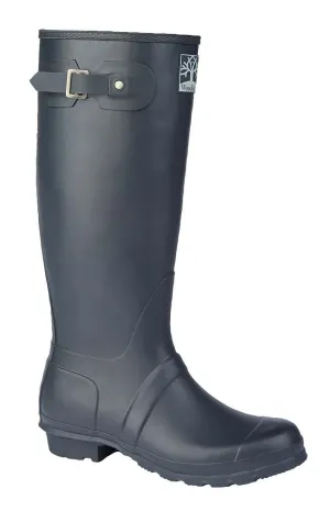 Woodland Navy Long Wellington
