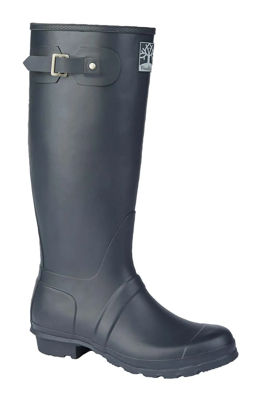 Woodland Navy Long Wellington