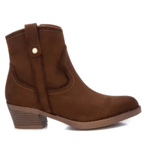 XTI Camel Ladies Microfibre Ankle Boots