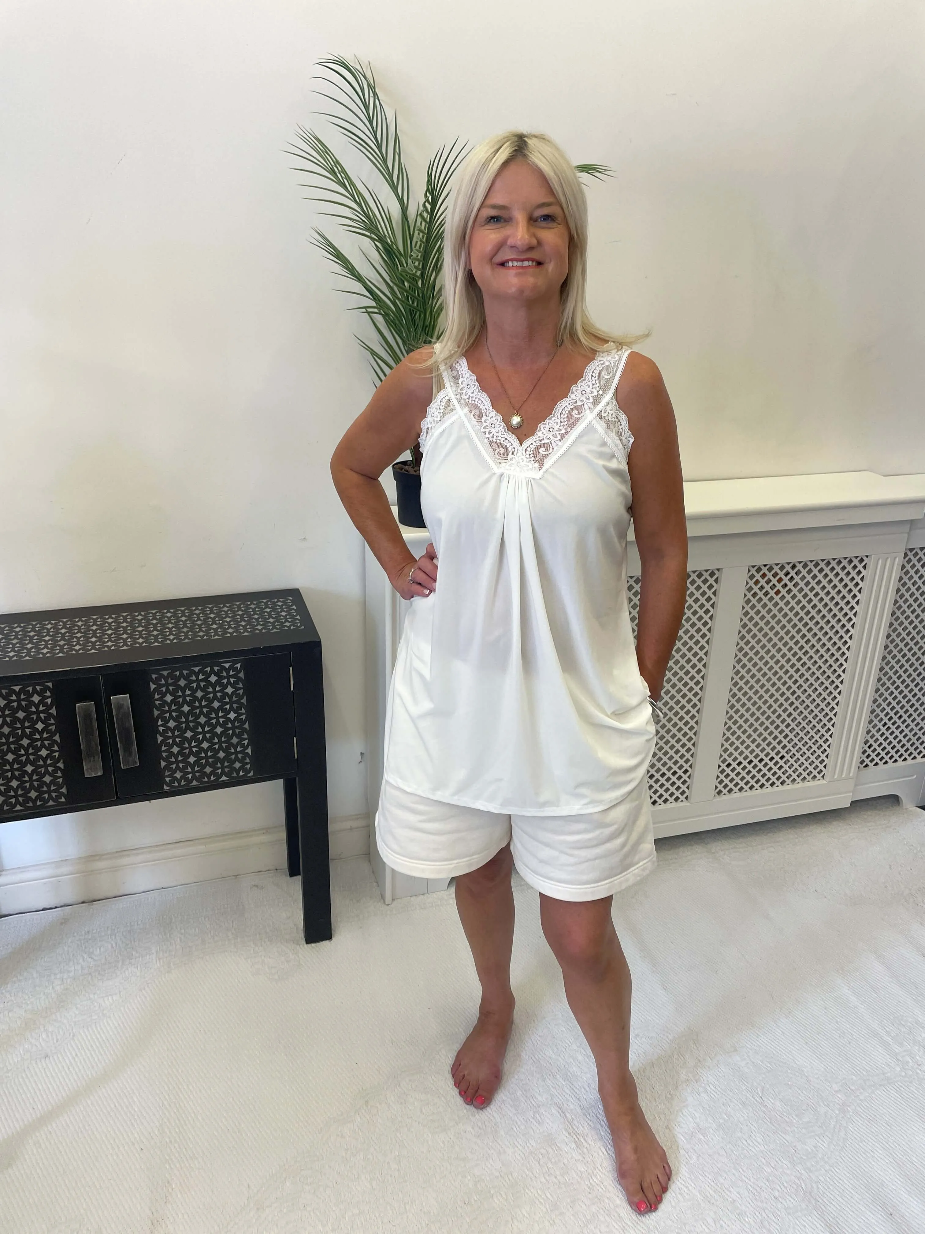 Zoe Lace Vest Top